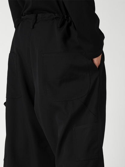 WOOL GABARDINE PAINTER PANTS