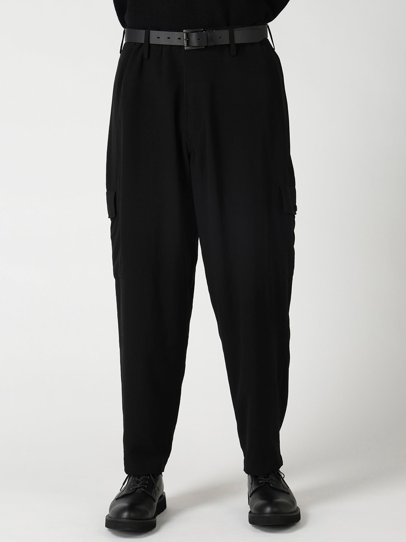 TA TUXEDO SIDE-TUCK FLAP PANTS
