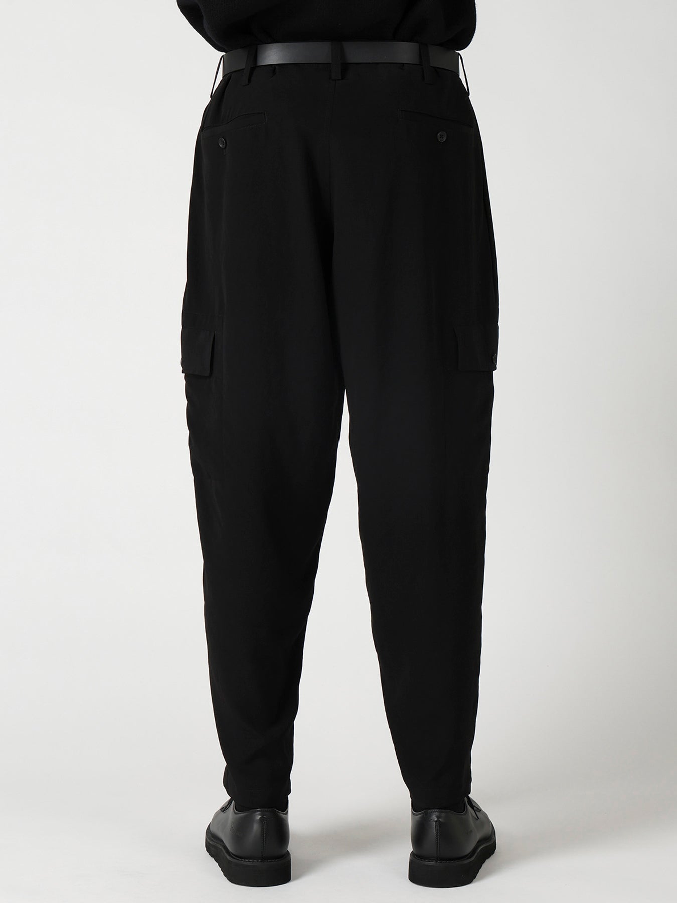 TA TUXEDO SIDE-TUCK FLAP PANTS