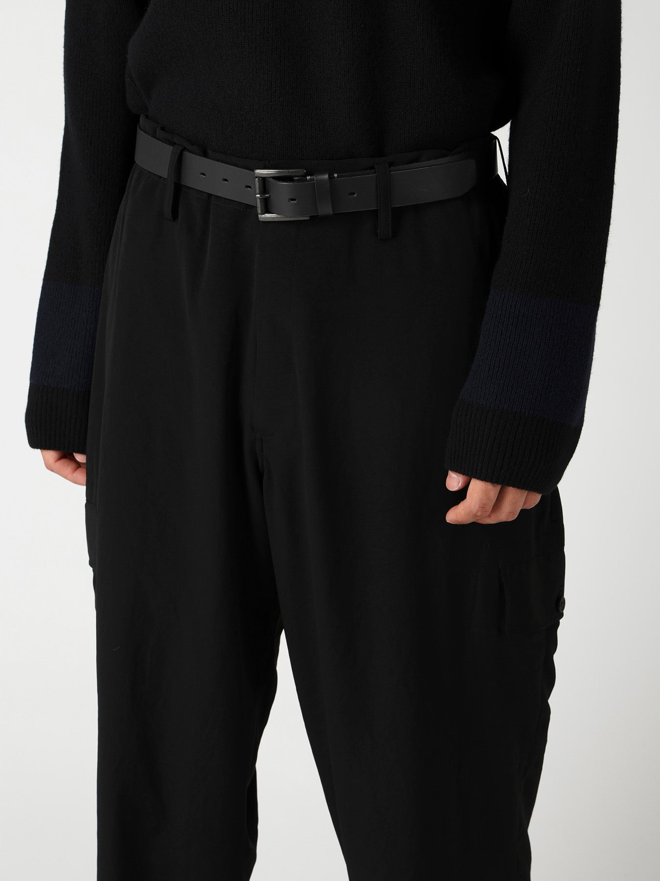 TA TUXEDO SIDE-TUCK FLAP PANTS
