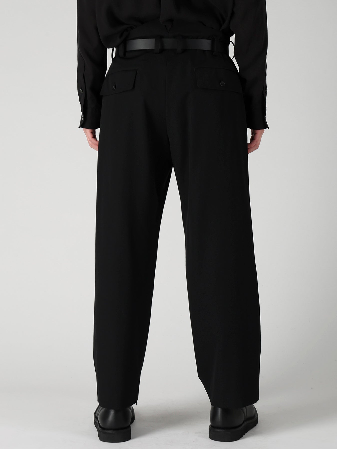 パンツ yohji yamamoto SuspendersPants&Suspender WOOL GABARDINE SUSPENDERS PANTS – THE SHOP YOHJI YAMAMOTO