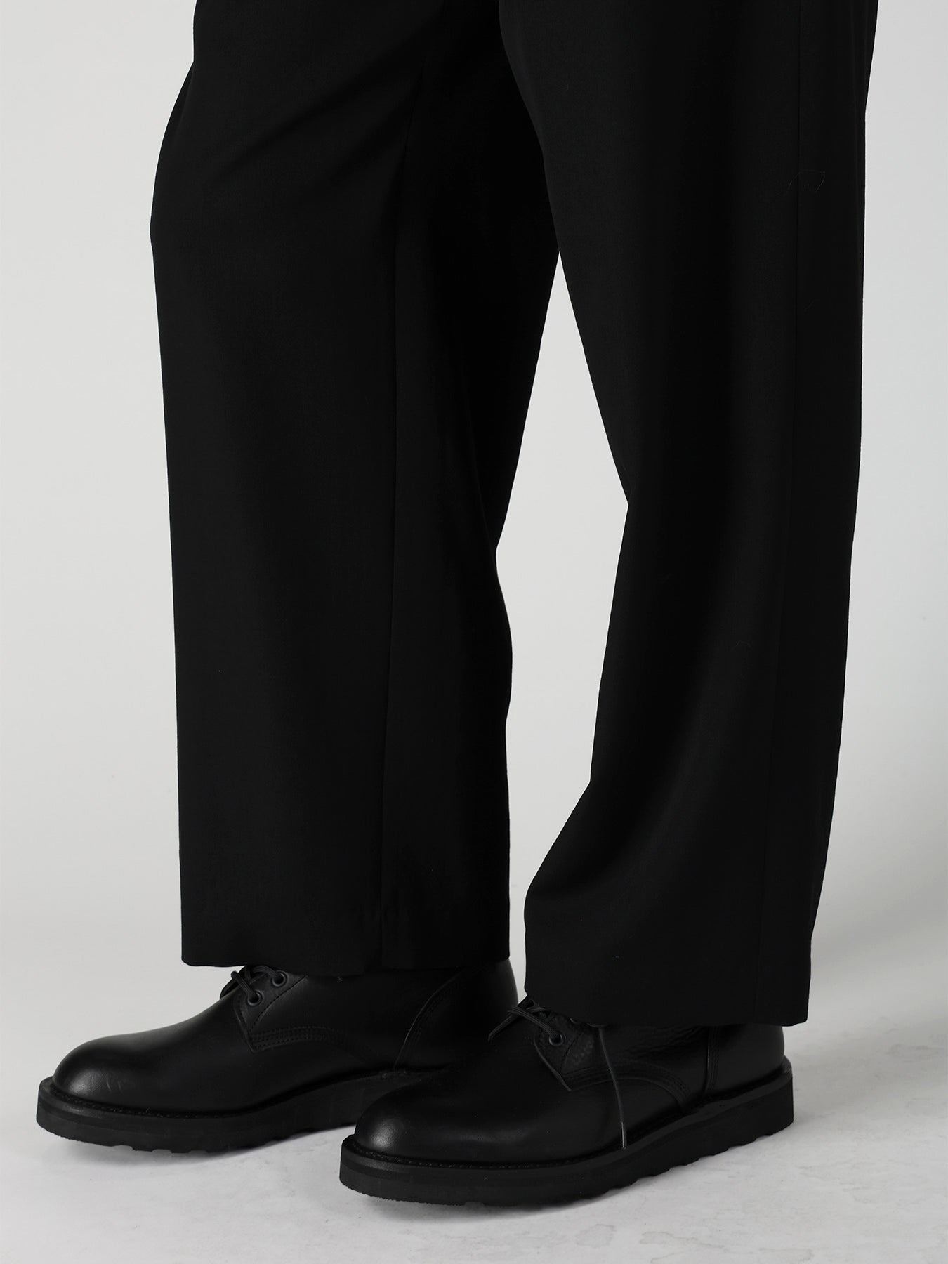 WOOL GABARDINE SUSPENDERS PANTS – THE SHOP YOHJI YAMAMOTO
