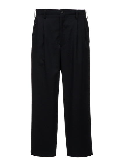 WOOL GABARDINE SUSPENDERS PANTS