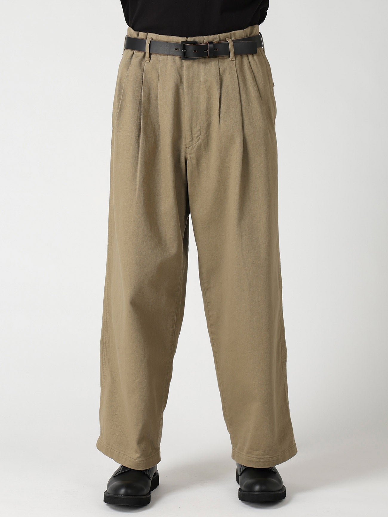 SPOTTED KATSURAGI 6 TUCKS PANTS