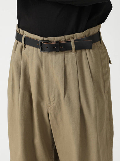 SPOTTED KATSURAGI 6 TUCKS PANTS