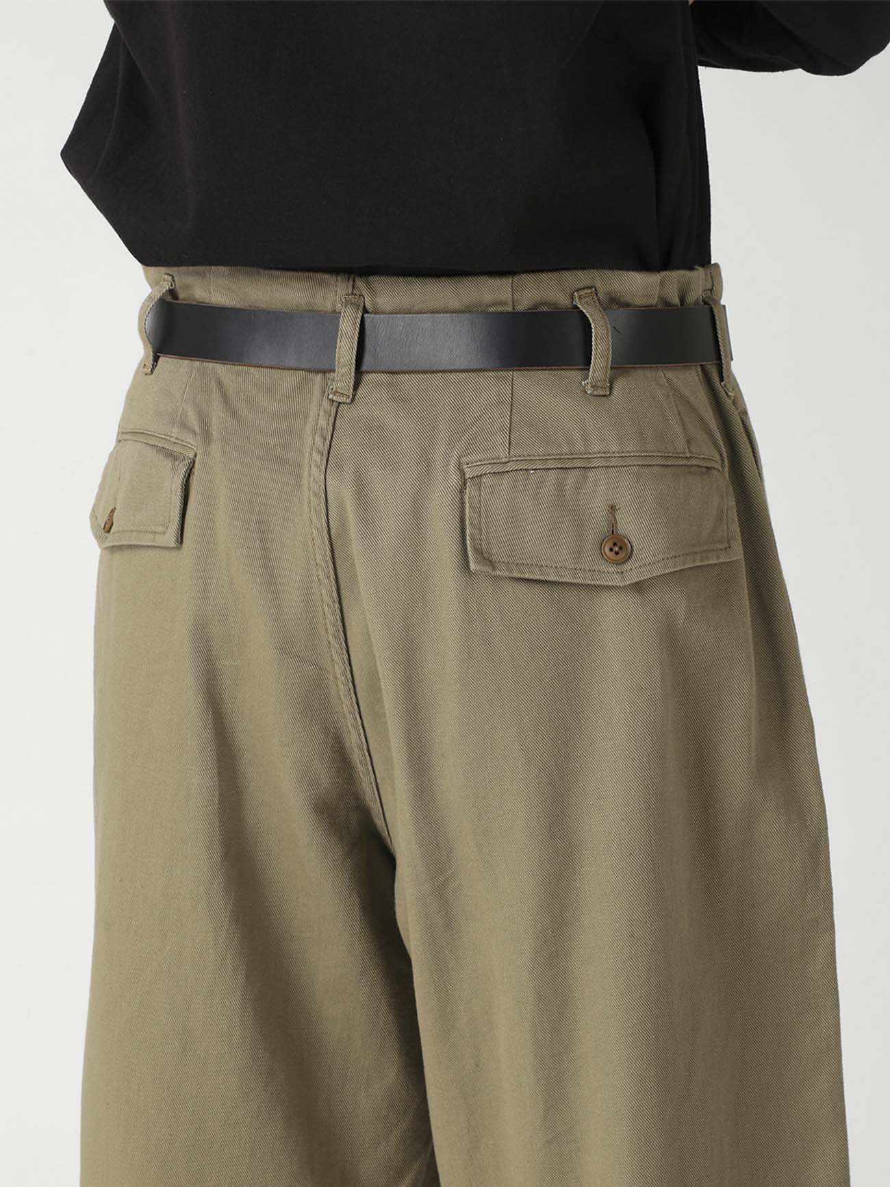 SPOTTED KATSURAGI 6 TUCKS PANTS