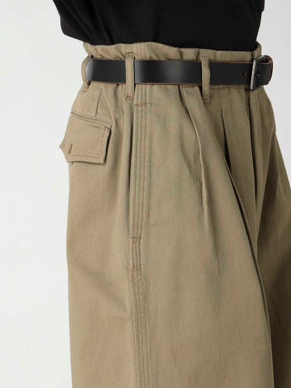SPOTTED KATSURAGI 6 TUCKS PANTS