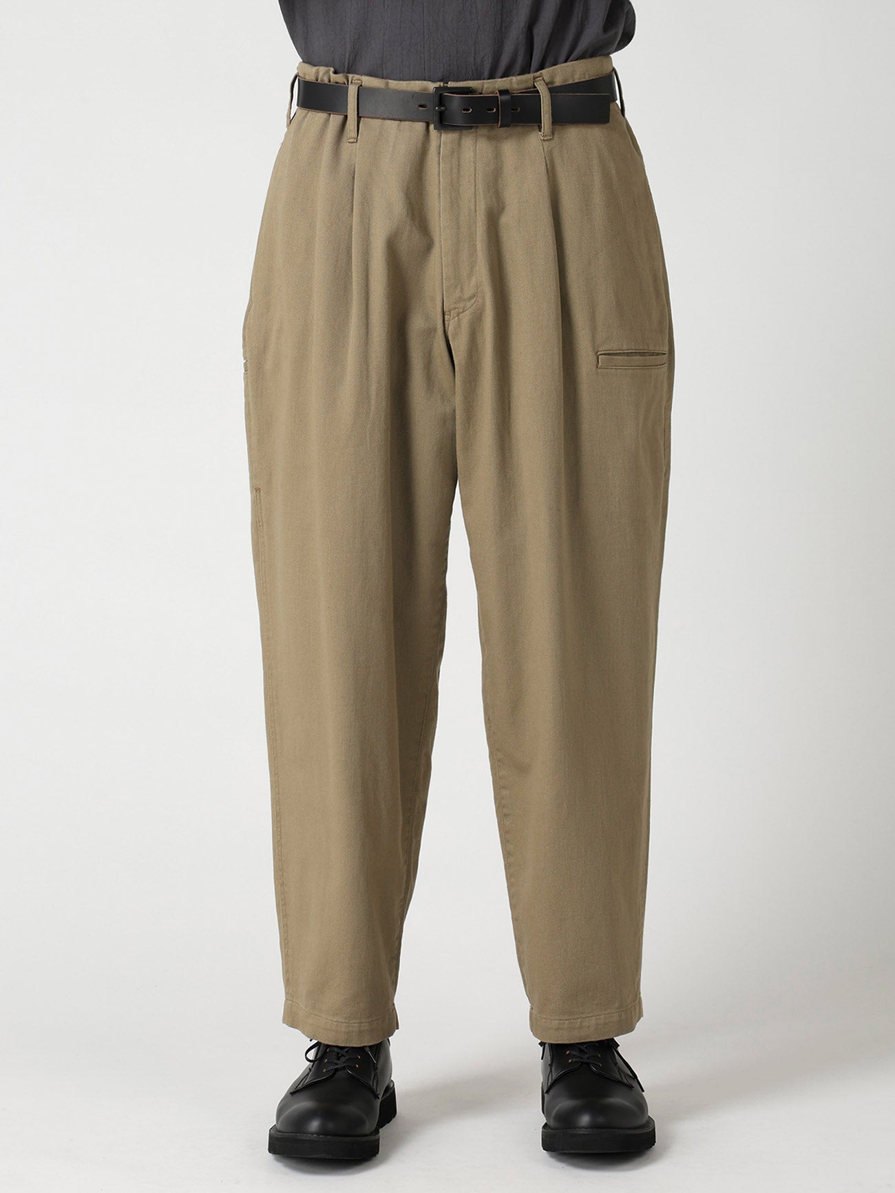 SPOTTED KATSURAGI OUTSIDE TUCK PANTS
