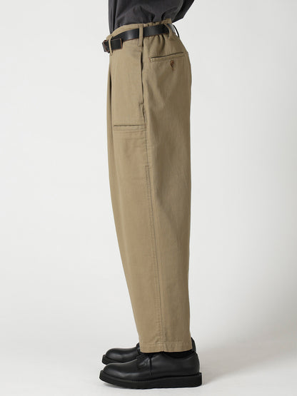 SPOTTED KATSURAGI OUTSIDE TUCK PANTS