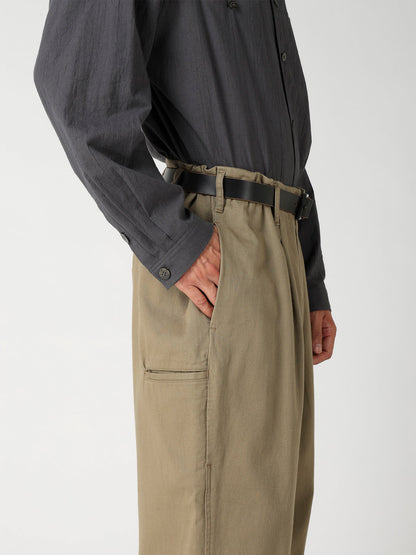 SPOTTED KATSURAGI OUTSIDE TUCK PANTS