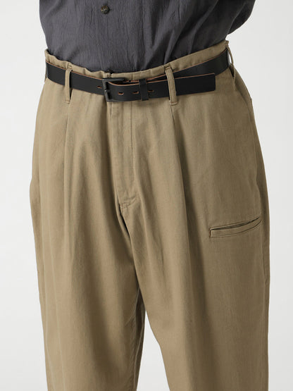 SPOTTED KATSURAGI OUTSIDE TUCK PANTS