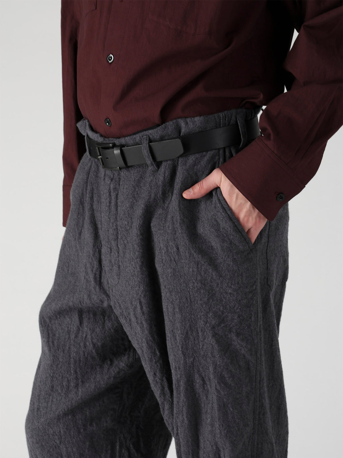 【Y's for men × MASSES】 MA/ SHRINK OUT POCKET PANTS
