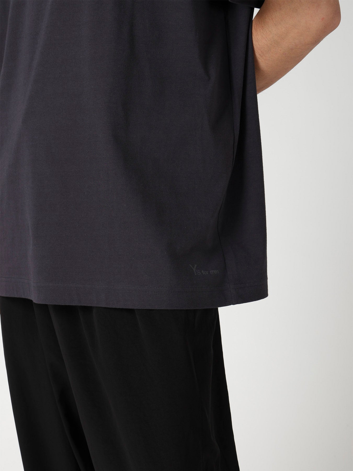 Y's for men LOGO PRINT SHORT SLEEVE T-SHIRT