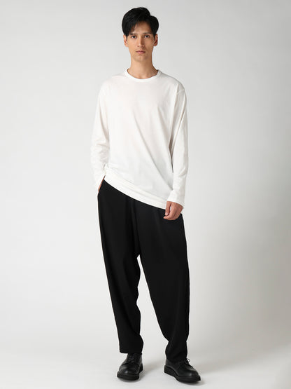 Y's for men LOGO PRINT LONG SLEEVE T-SHIRT