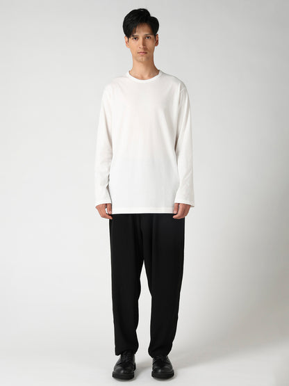 Y's for men LOGO PRINT LONG SLEEVE T-SHIRT