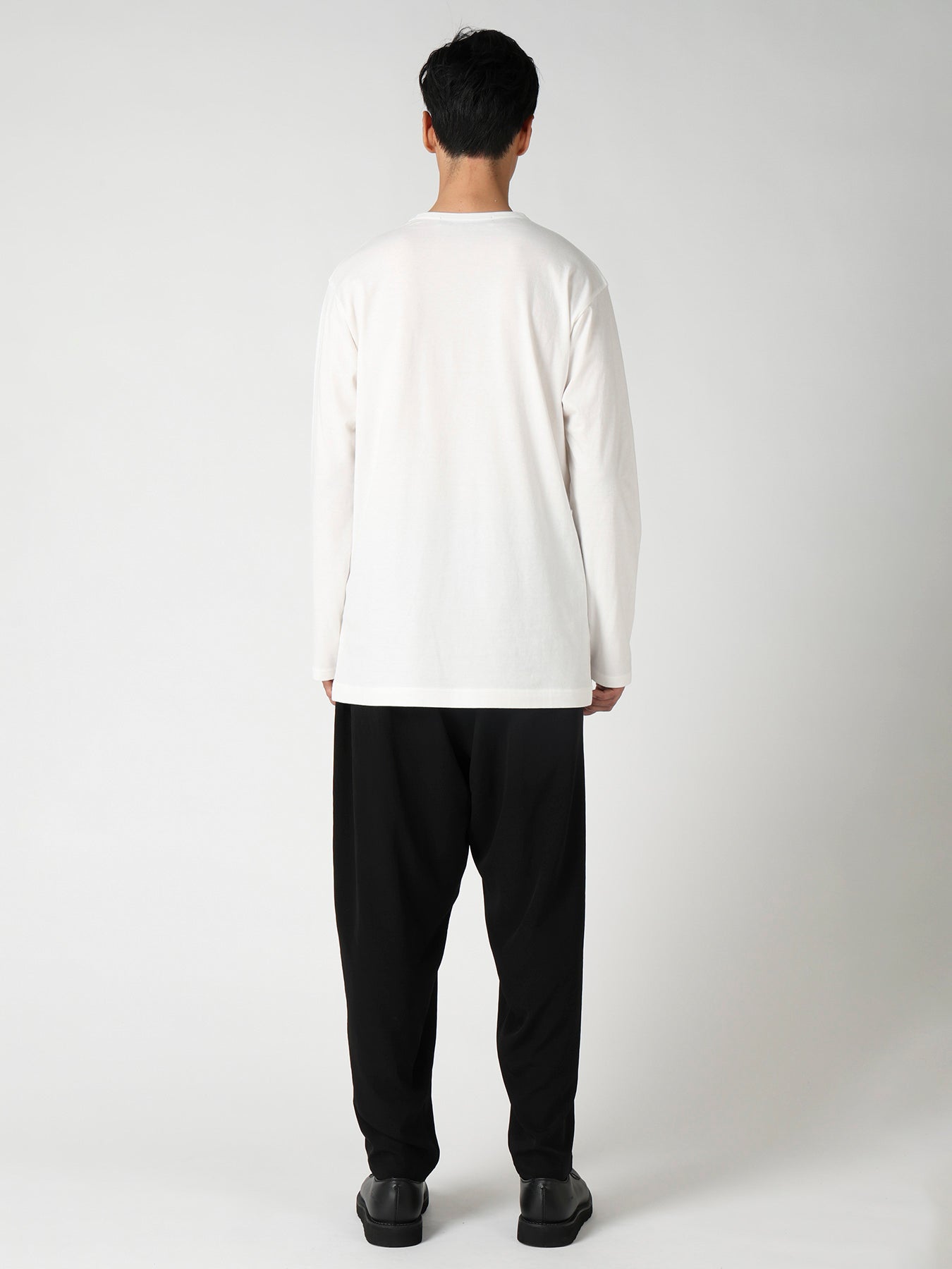 Y's for men LOGO PRINT LONG SLEEVE T-SHIRT – THE SHOP YOHJI YAMAMOTO