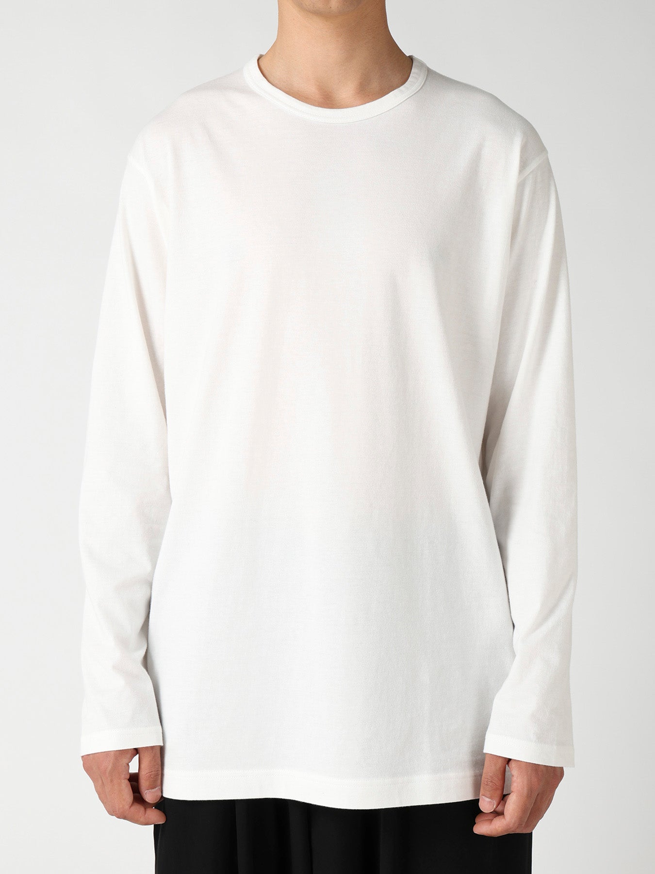 Yohji Yamamoto POUR HOMME 長袖カットソー / ロンT Y's for men LOGO PRINT LONG SLEEVE T-SHIRT – THE SHOP YOHJI YAMAMOTO