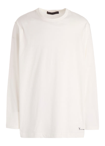 Y's for men LOGO PRINT LONG SLEEVE T-SHIRT