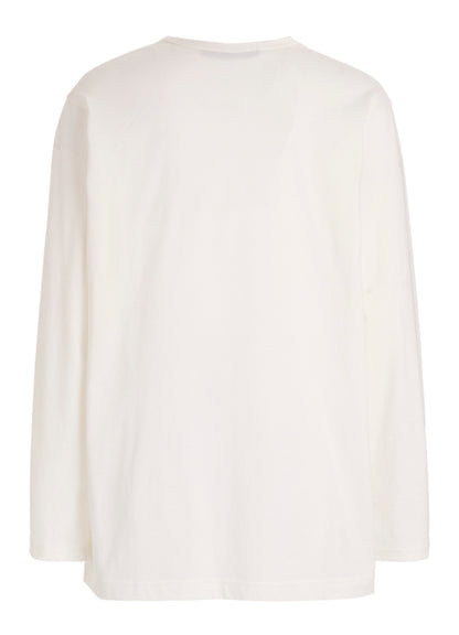 Y's for men LOGO PRINT LONG SLEEVE T-SHIRT