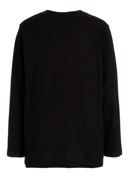 Y's for men LOGO PRINT LONG SLEEVE T-SHIRT