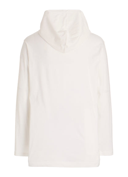 Y's for men LOGO PRINT HOODIE