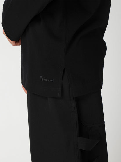 Y's for men LOGO PRINT HOODIE