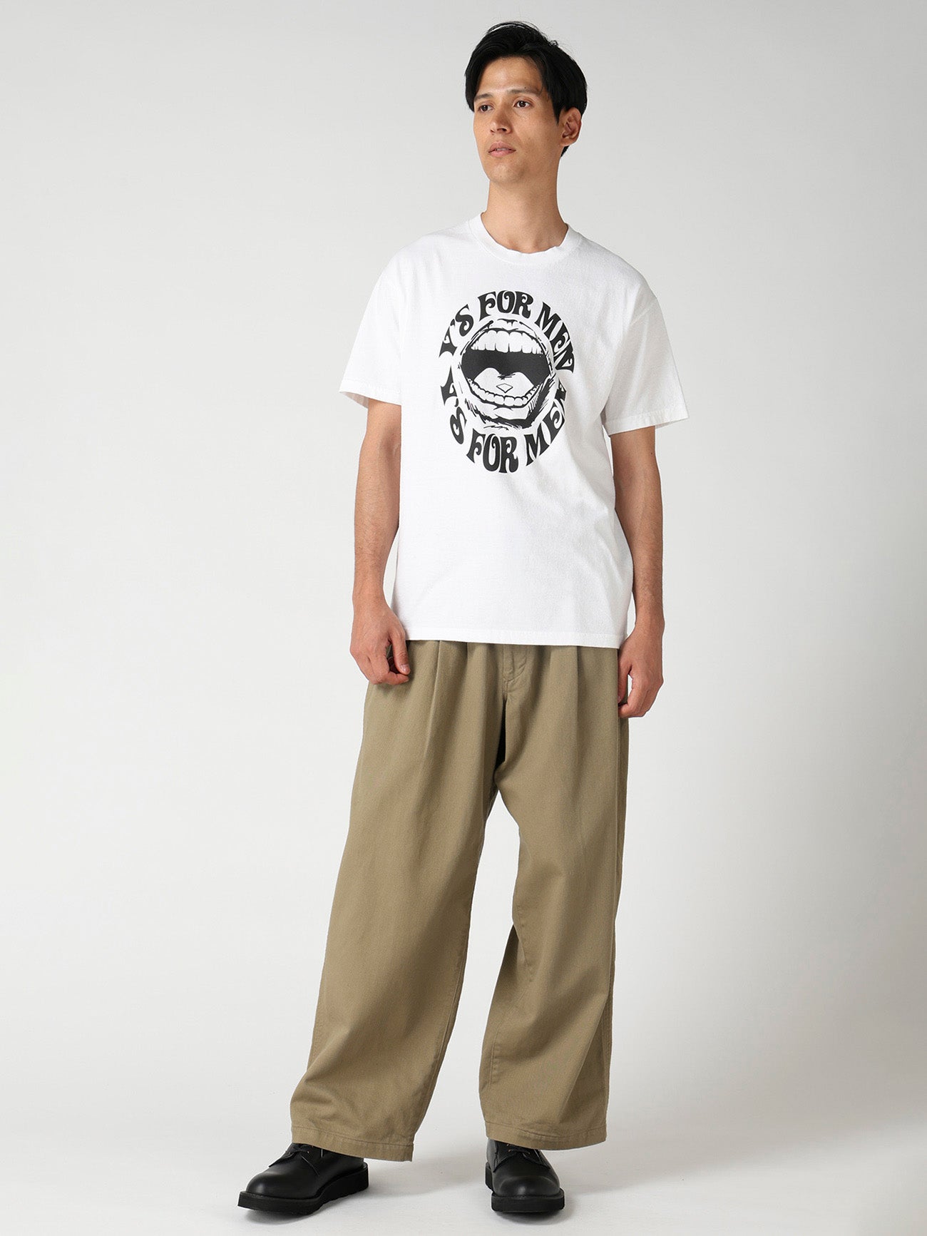 【Y's for men × MASSES】LIPS PRINT SHORT SLEEVE T-SHIRT