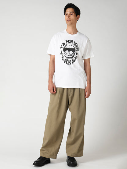 【Y's for men × MASSES】LIPS PRINT SHORT SLEEVE T-SHIRT