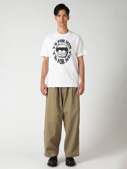【Y's for men × MASSES】LIPS PRINT SHORT SLEEVE T-SHIRT