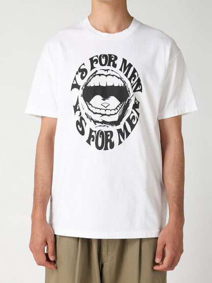 【Y's for men × MASSES】LIPS PRINT SHORT SLEEVE T-SHIRT