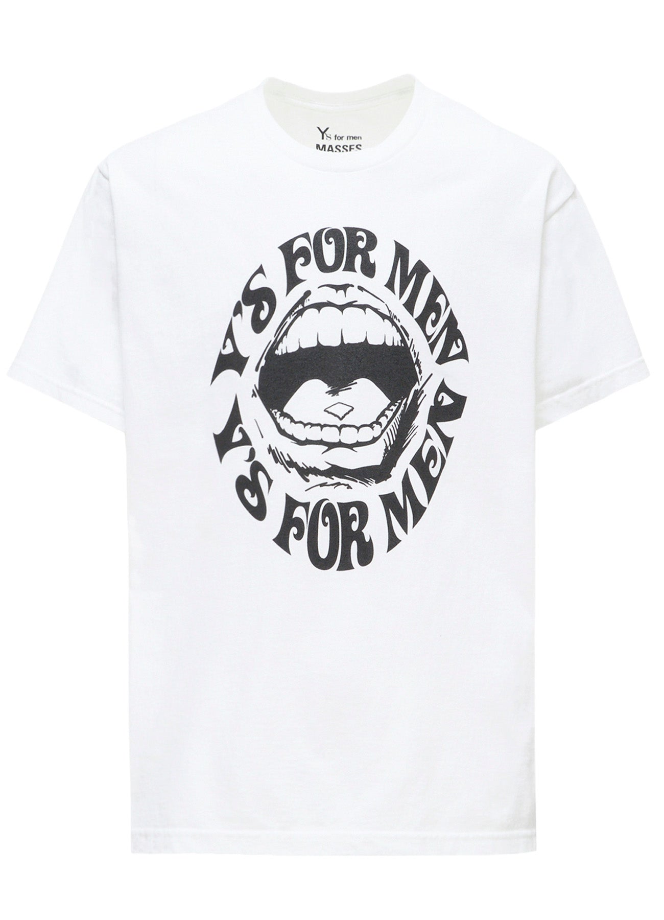 【Y's for men × MASSES】LIPS PRINT SHORT SLEEVE T-SHIRT