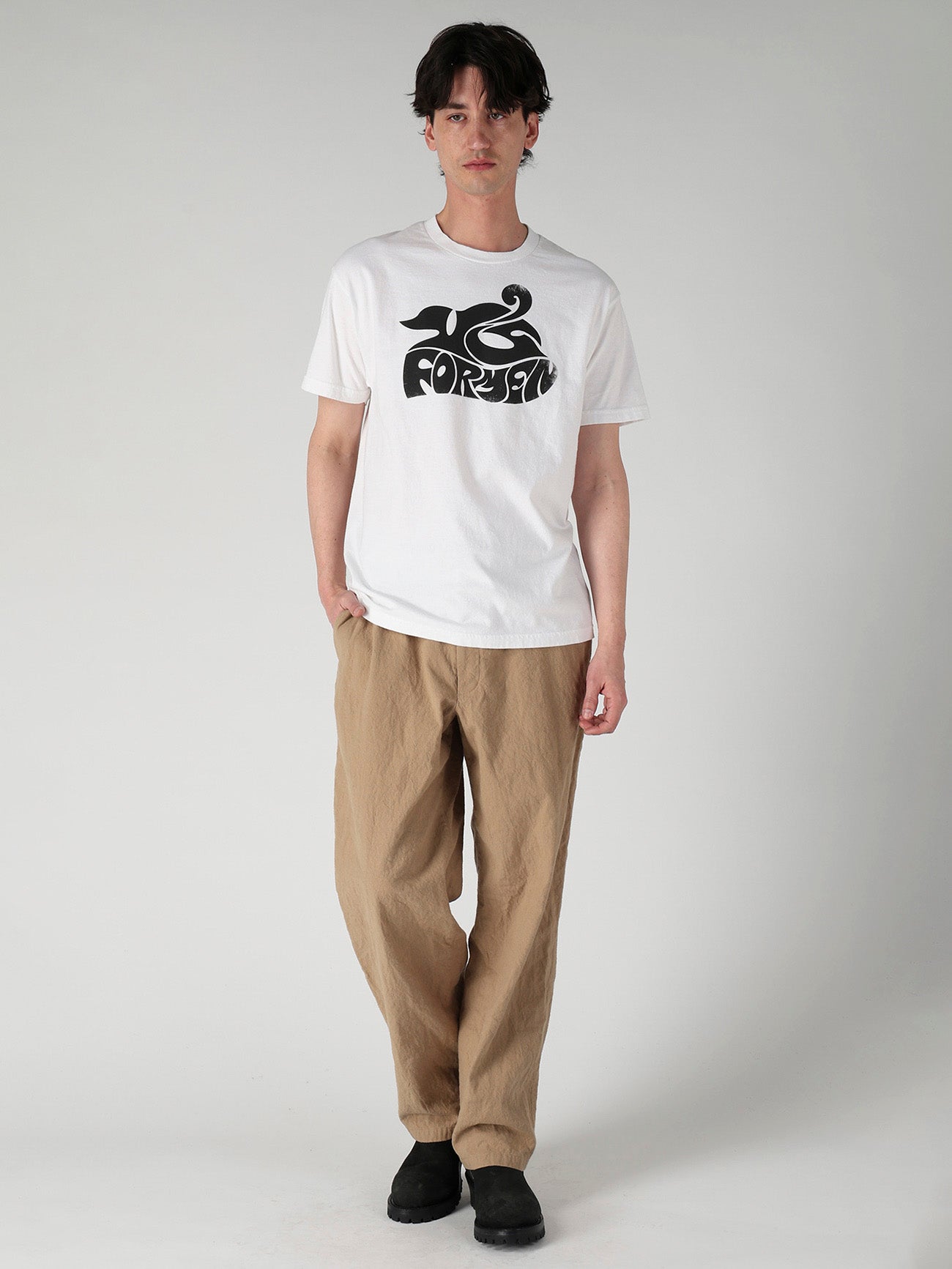【Y's for men × MASSES】PUZZLE PRINT SHORT SLEEVE T-SHIRT