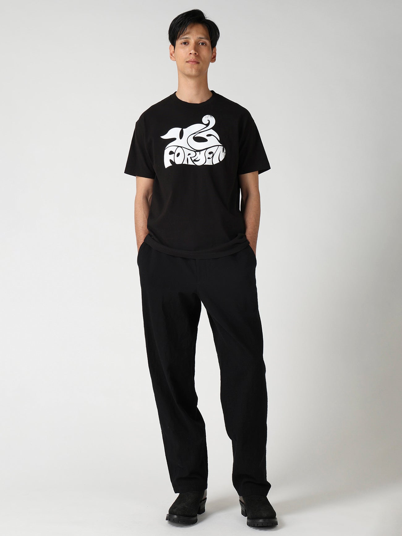 【Y's for men × MASSES】PUZZLE PRINT SHORT SLEEVE T-SHIRT