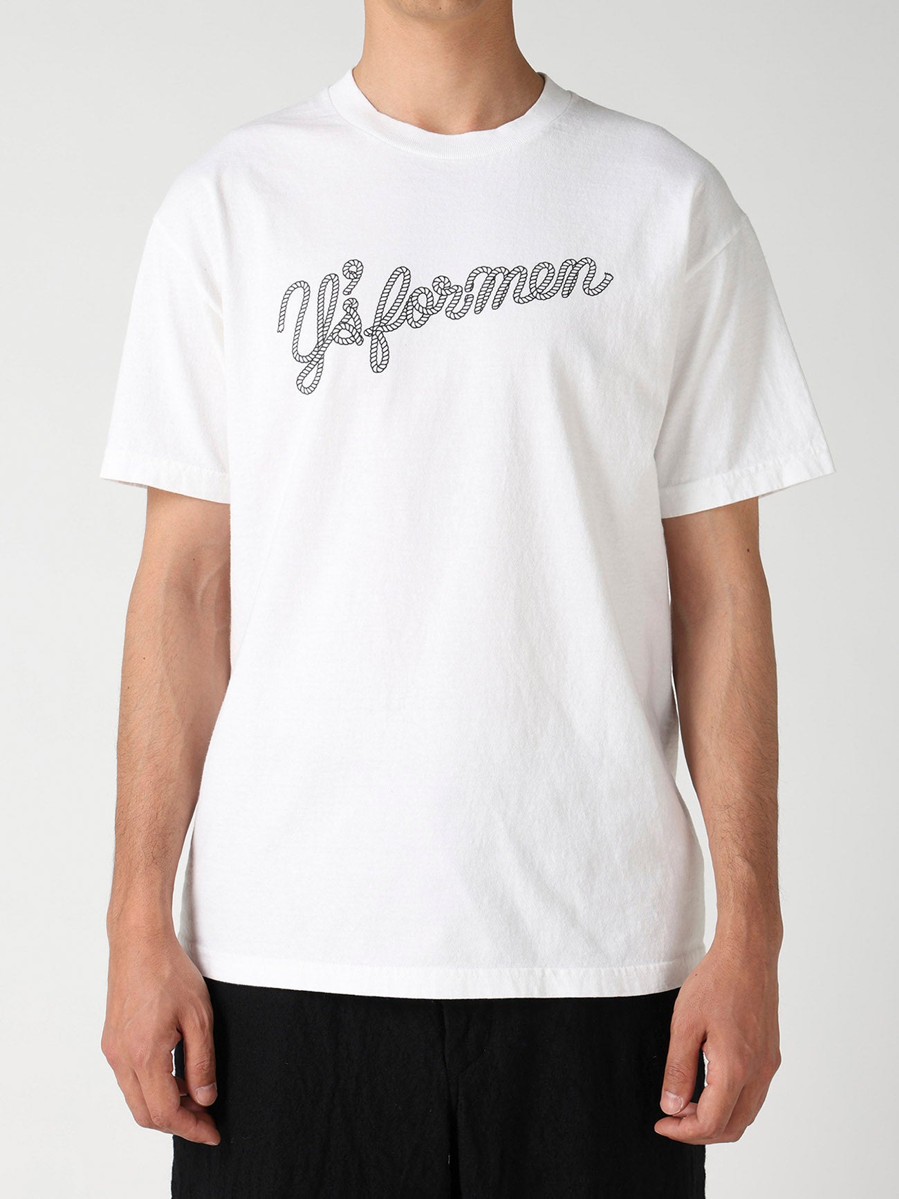 【Y's for men × MASSES】ROPE PRINT SHORT SLEEVE T-SHIRT