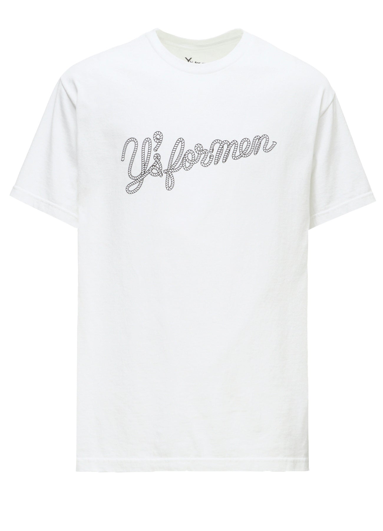 【Y's for men × MASSES】ROPE PRINT SHORT SLEEVE T-SHIRT