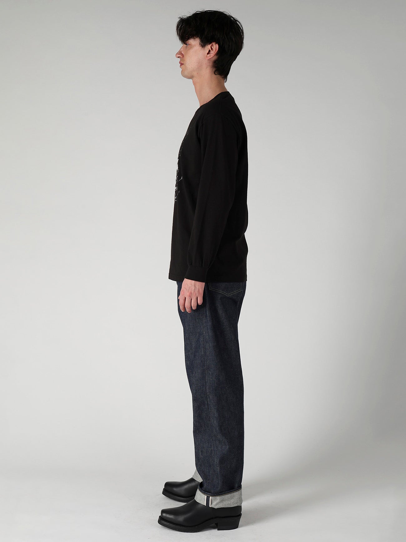 【Y's for men × MASSES】SMOKE PRINT LONG SLEEVE T-SHIRT