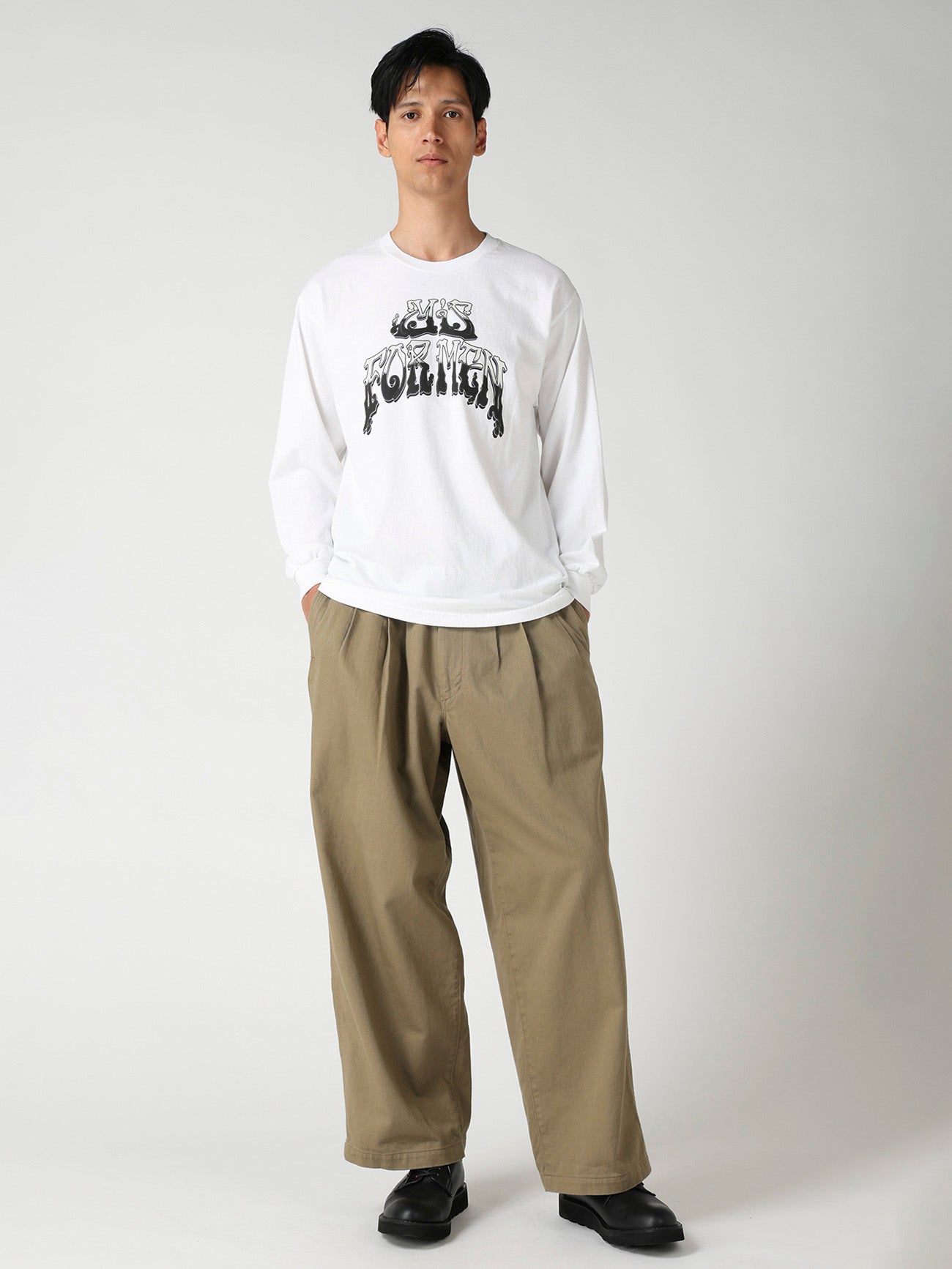 【Y's for men × MASSES】JOINT PRINT LONG SLEEVE T-SHIRT