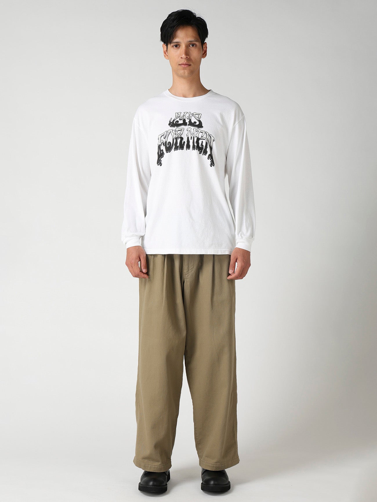 【Y's for men × MASSES】JOINT PRINT LONG SLEEVE T-SHIRT