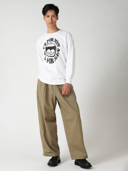 【Y's for men × MASSES】LIPS PRINT LONG SLEEVE T-SHIRT