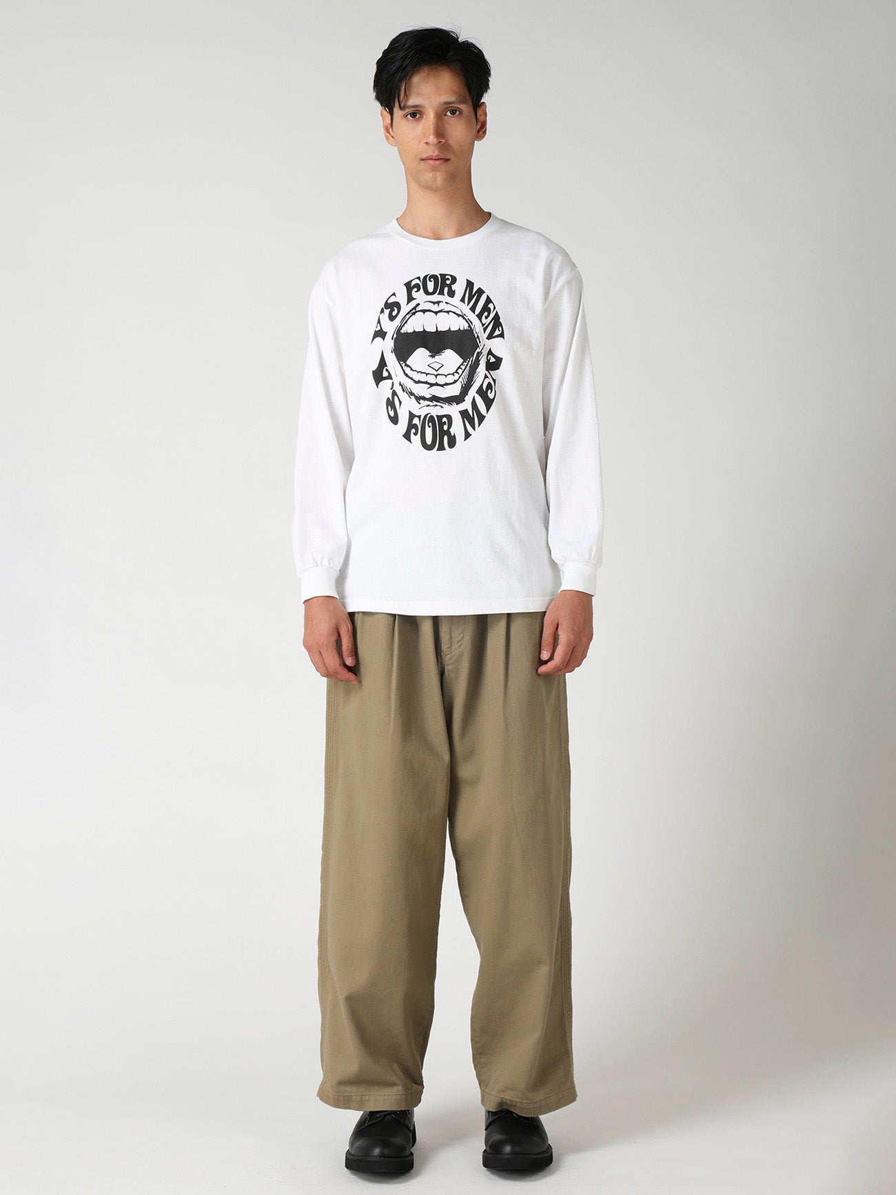 Y's for men × MASSES】LIPS PRINT LONG SLEEVE T-SHIRT – THE SHOP