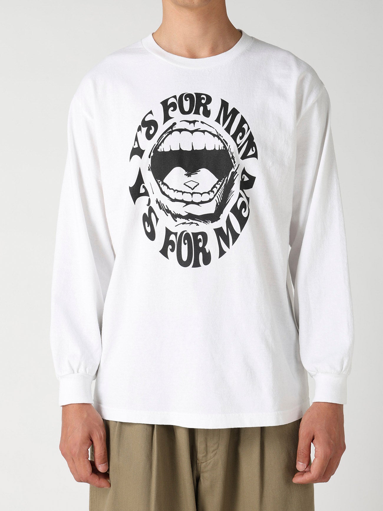 Y's for men × MASSES】LIPS PRINT LONG SLEEVE T-SHIRT – THE SHOP