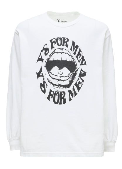 【Y's for men × MASSES】LIPS PRINT LONG SLEEVE T-SHIRT