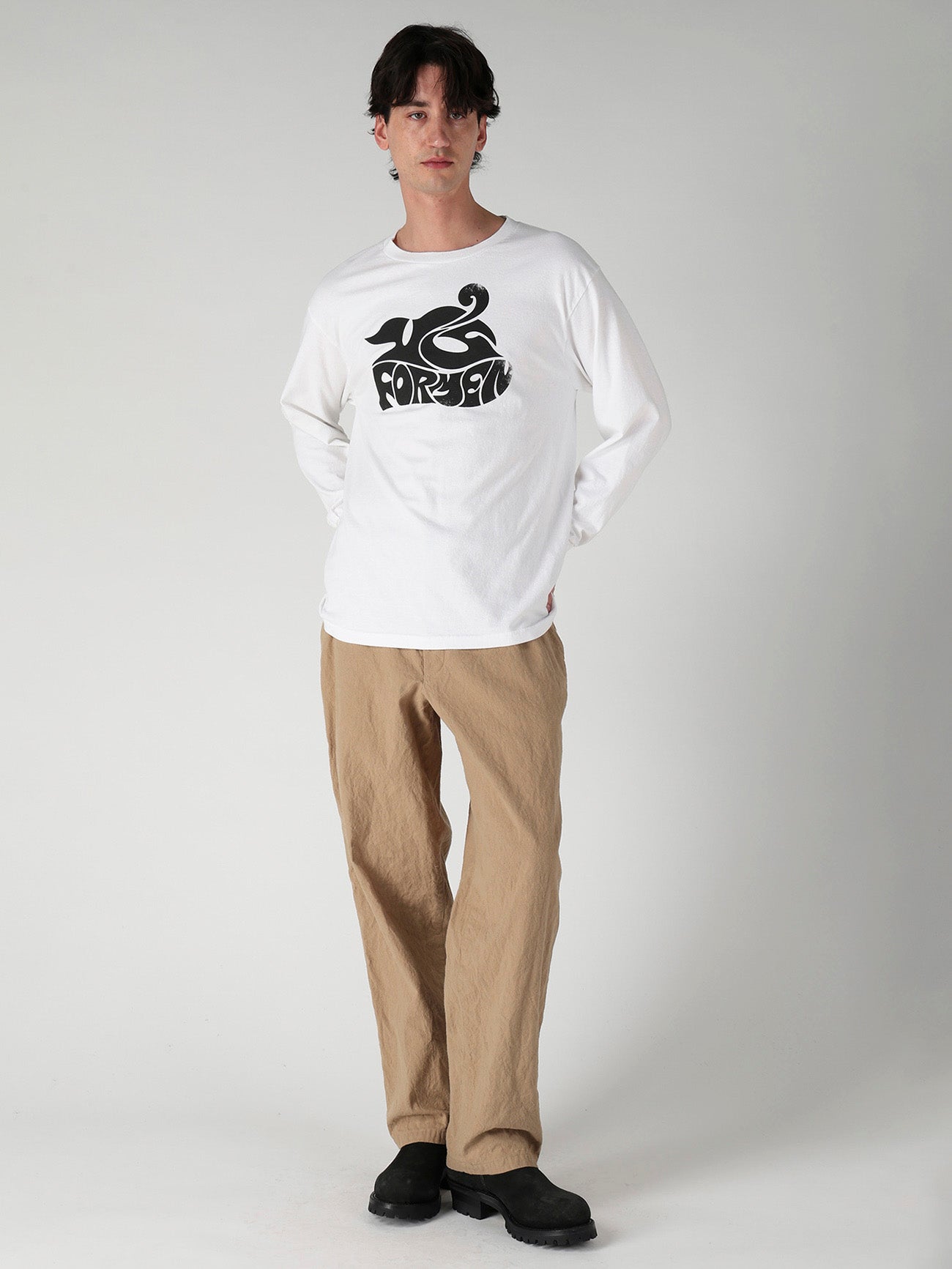 Y's for men × MASSES】PUZZLE PRINT LONG SLEEVE T-SHIRT – THE SHOP