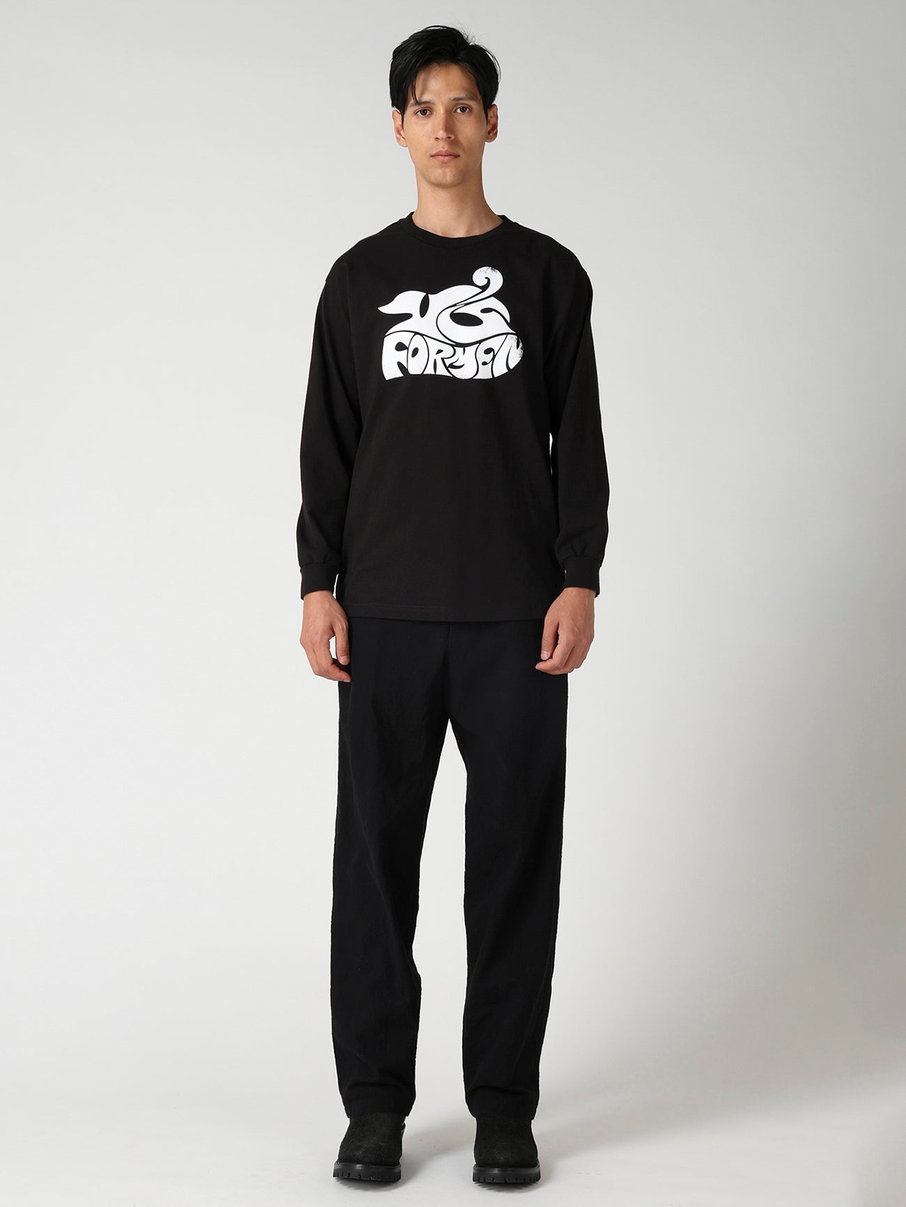 【Y's for men × MASSES】PUZZLE PRINT LONG SLEEVE T-SHIRT