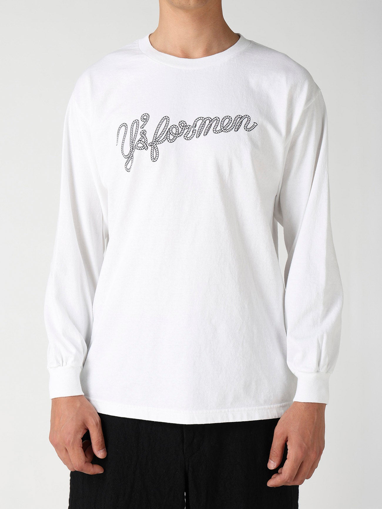 【Y's for men × MASSES】ROPE PRINT LONG SLEEVE T-SHIRT