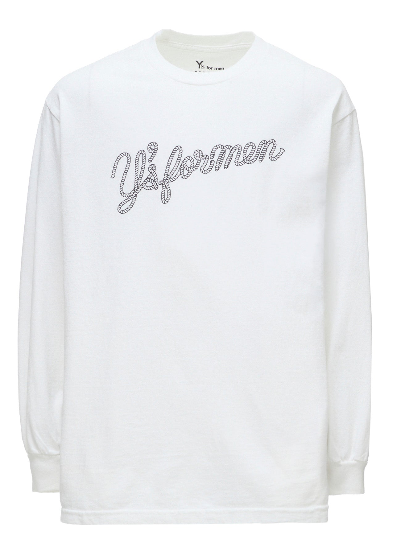 【Y's for men × MASSES】ROPE PRINT LONG SLEEVE T-SHIRT