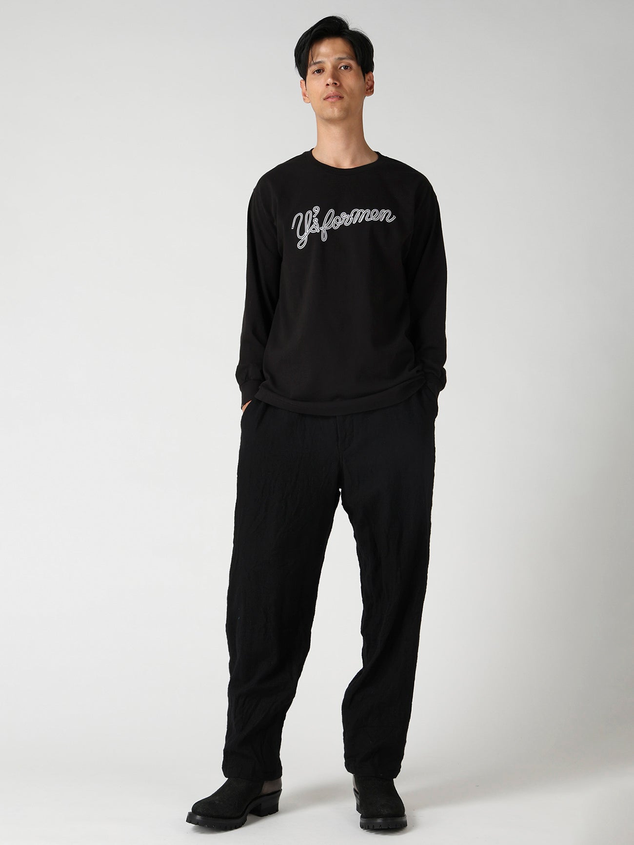 【Y's for men × MASSES】ROPE PRINT LONG SLEEVE T-SHIRT