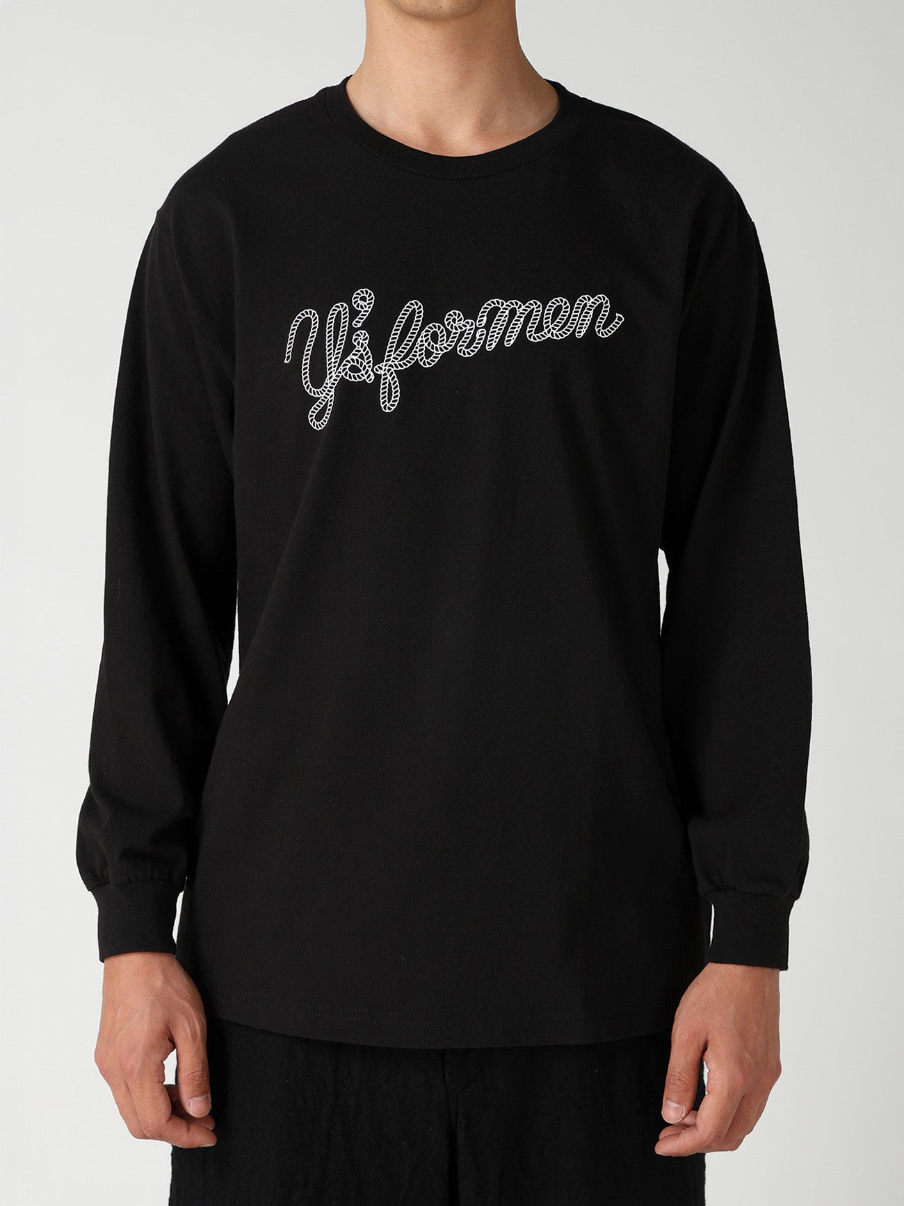 Y's for men × MASSES】ROPE PRINT LONG SLEEVE T-SHIRT – THE SHOP