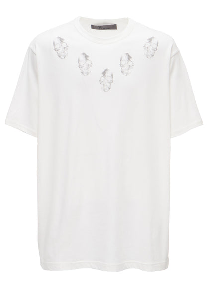 SKULL PRINT SHORT SLEEVE T-SHIRT TYPE 1