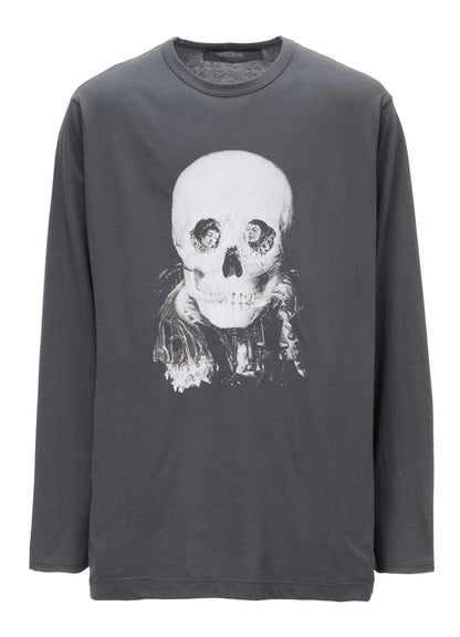 SKULL PRINT LONG SLEEVE T-SHIRT